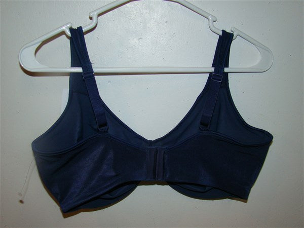 NWT Lilyette 36D Keyhole Navy Blue Underwire Minimizer 0904 Bra #98298