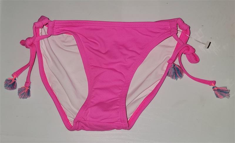 NWOT PIlyq 6 Girls Hot Pink Side Tie Bikini Bottom 98331