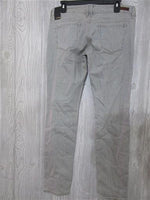 NWT Express 6 Zelda Skinny Jeans Cream Blue Striped 98374