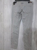 NWT Express 6 Zelda Skinny Jeans Cream Blue Striped 98374