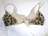 NWOT Pilyq Kylie Leopard S Bikini Swim Top Reversible #98472