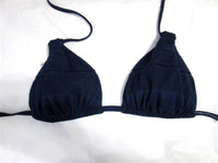NWoT Ralph Lauren Blue Crochet String Bikini Swim Top SAMPLE #98532