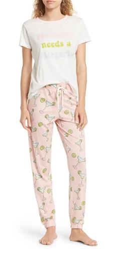 NWT Cozy Zoe M Short Sleeve Mamasita Margarita Pajama Set #98543