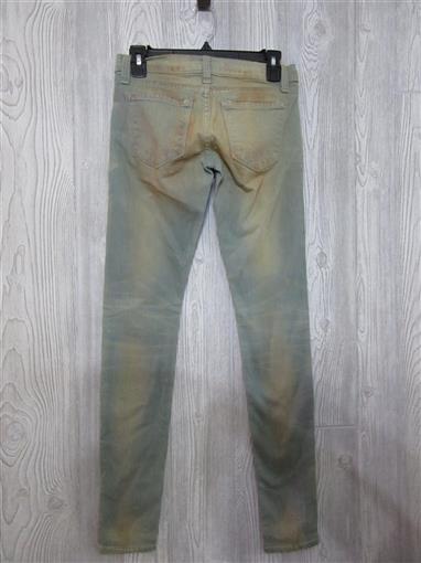 NWOT J. Crew 27X31.5 Distressed Skinny Light Wash Low Rise Sample Jeans 98580
