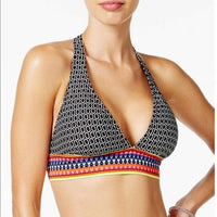 NWT JAG M Tiki Geo Halter Bikini Triangle Bikini Swim Top #98794