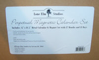 Lone Elm Vintage Rustic Perpetual Magnetic Calendar Set Shabby Yet Chic URBAN