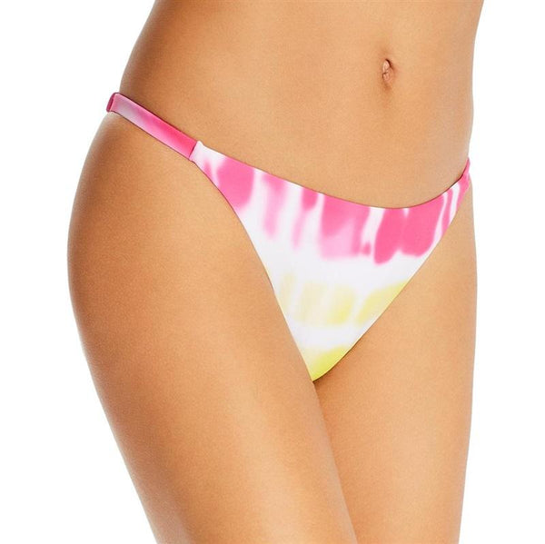 NWT Aqua Swim Pop Pink S Tie Dye Cheeky Bikini Swim Bottom #98962