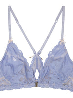 New Heidi Klum Made In Eden Demi Underwire Bra H230-1392 Lavender L #99122