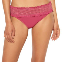 NWT Bleu Rod Beattie Pink Rouge SZ 8 Banded Stitched Bikini Swim Bottom #99169