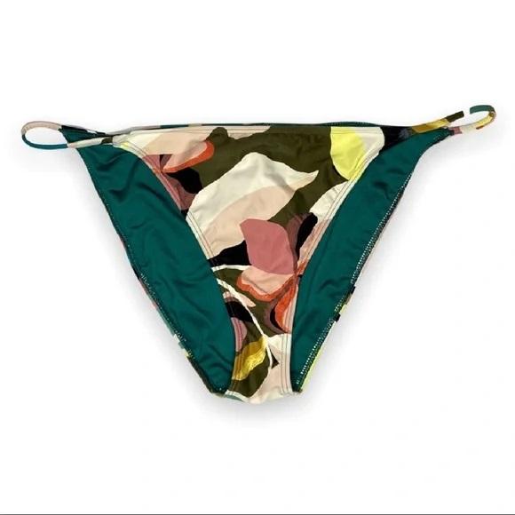 NWT O'Neill Calla Tall L Floral Cheeky Bikini Swim Bottom #99194
