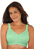 NEW Comfort Choice Green Lace 38B Posture Support Soft Cup Bra #99229