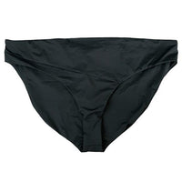 NWOT Volcom Simply Seamless 16W Black Solid Cheeky Bikini Swim Bottom #99279