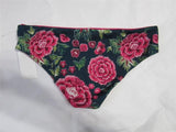 NWT Leith Reversible M Floral Cheeky Bikini Swim Bottoms #99293