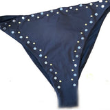 NWT Dolce Vita XL Black Studded High-Waist Bikini Swim Bottom 99296