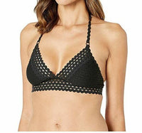 NWT Robin Piccone Chira XXS Black Triangle Bikini Swim Top #99346