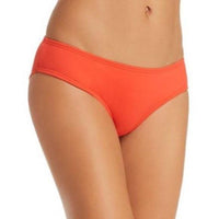 NWT Vince Camuto Poppy Solid S Red Ruched Cheeky Bikini Swim Bottom #99420