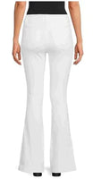 NWT Spanx XL Flare Leg High Rise Stretch Jeans 20349 White 99436