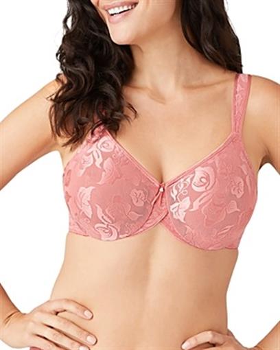 NWT Wacoal 34DD Awareness Faded Rose Pink Underwire Bra 85567 #99657