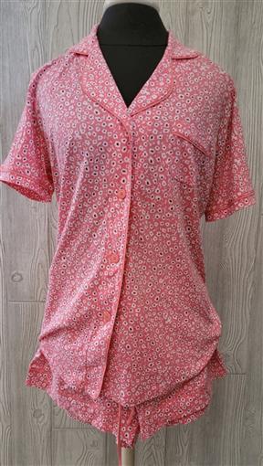 NWT Cosabella XL Floral Bella Short Sleeve Top & Boxer Shorts Pajama Set 99725