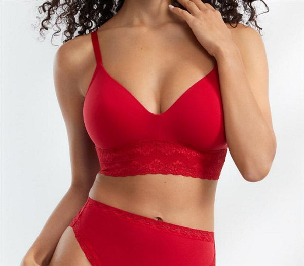 NWOT Natori 34C Bliss Perfection Contour Soft Cup Bra 723154 Red 99865