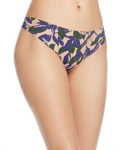 NEW Calvin Klein Invisibles Microfiber Thong Panty D3507 Blue&Pink XL #85945