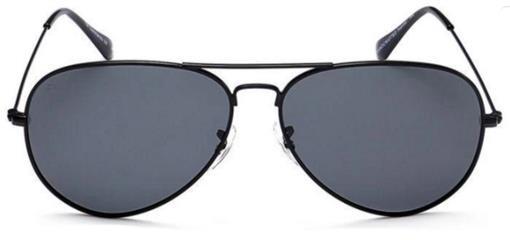 Prive Revaux Commando Aviator Polarized Sunglasses Black Lens #78121