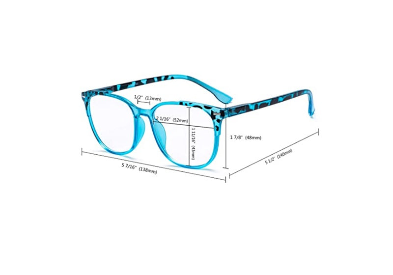 CessBlu Blue Large Oversized Blue Light 1.00 Reading Glasses 86879