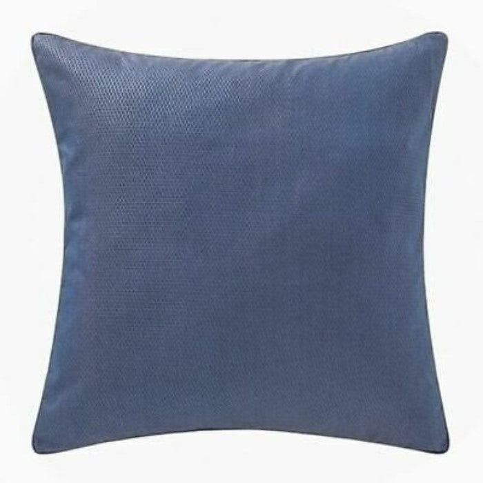 NWT Waterford Alisanne Reversible Copper/Navy Jacquard Euro Pillow Sham #87633