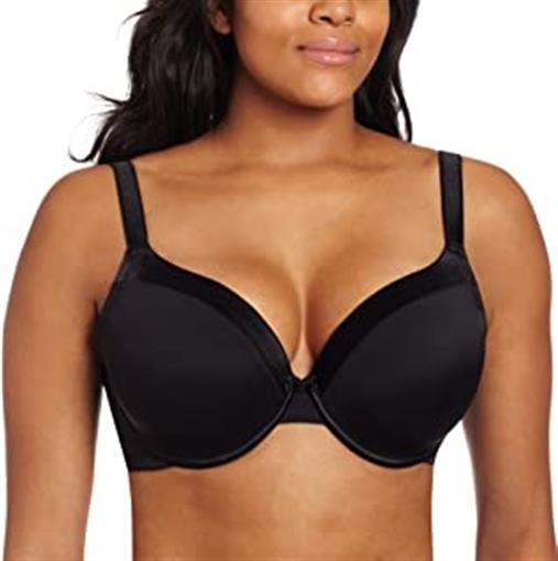 NWT Ambrielle 42DD Black Push up demi #89702