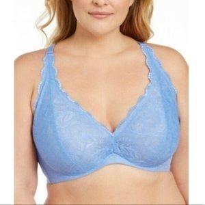 INC 1X International Concepts Blue Bralette 24444 #82926