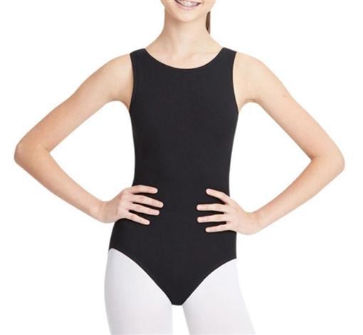 CAPEZIO Medium High-Neck Tank Leotard CC201 Black #79551