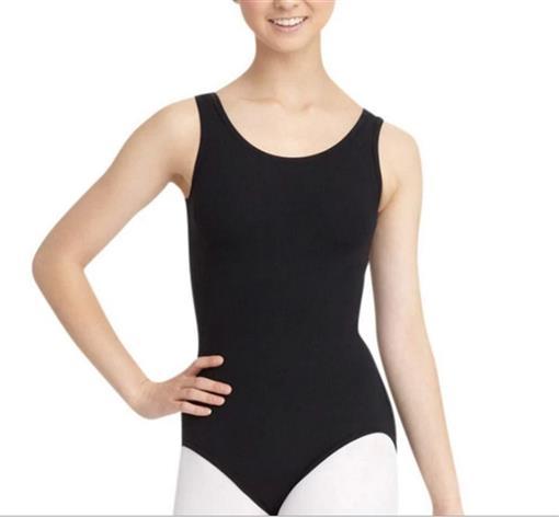 CAPEZIO Small Black TB142 Tank Leotard Adult #79553