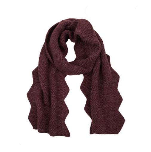 New C.C. Chevron Knit Berry Scarf 86X11 91771