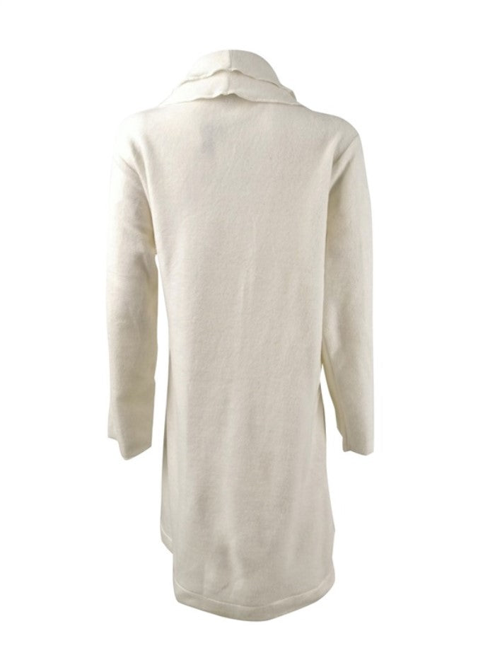 NWD Charter Club Women's Layered-Collar Fleece Short Robe XXL Ivory #84123