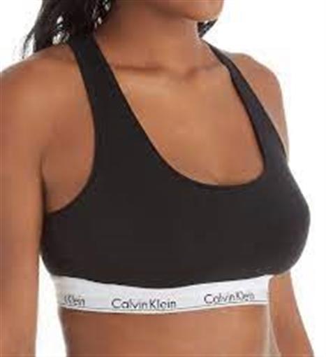 New Calvin Klein 2X MODERN COTTON UNLINED BRALETTE QF5116 #84556