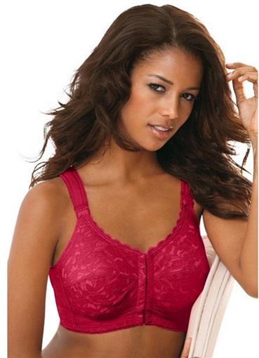 NWOT Comfort Choice Red Lace 40DDD Posture Support Soft Cup Bra #83934
