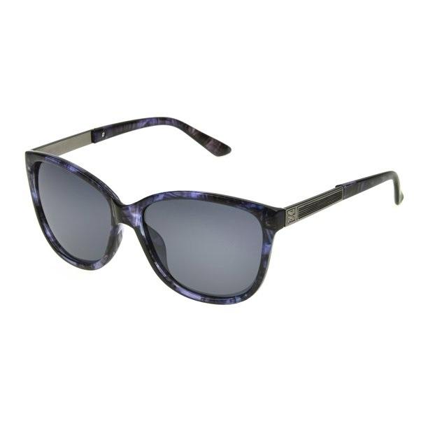 NWT Foster Grant Purple Tortoiseshell Cateye Polarized Sunglasses UV400 #90580
