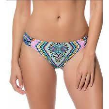 Jessica Simpson Venice Beach XL SSED18706 Multi Tribal Bikini Swim Bottoms 89783