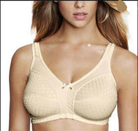 NEW DOMINIQUE 46C Marcelle Everyday Wirefree Comfort Bra 5360 Ivory #82653