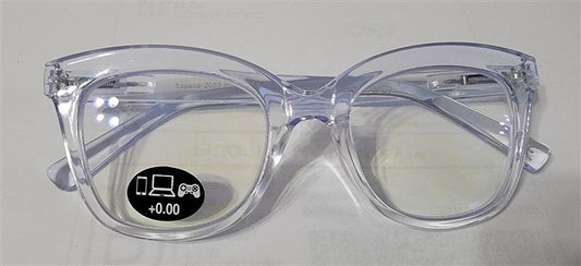 Evolution Eyes CLEAR Thick Frame Cat Reading Glasses Nerd Readers 0.0 84539