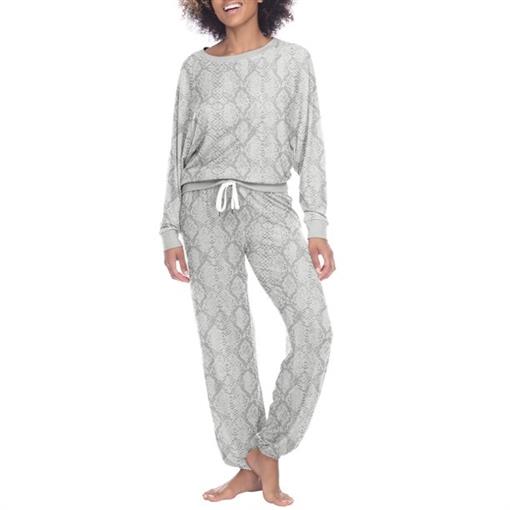 NWT Honeydew XL Long Sleeve Snake Skin Printed Pajama Set 92309