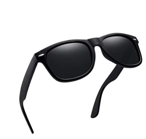 NWT Foster Grant Jace Polarized Sunglasses Black UV400 Protection #90429