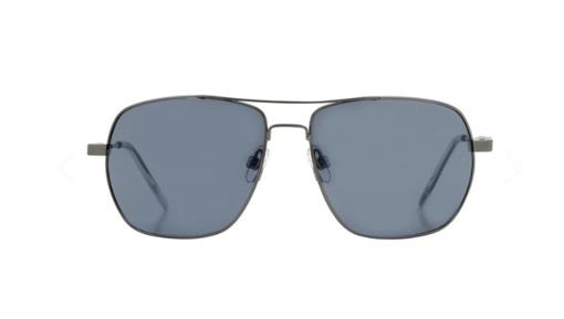 NWT Foster Grant FGX Polarized Aviator Sunglasses Black UV400 #90480