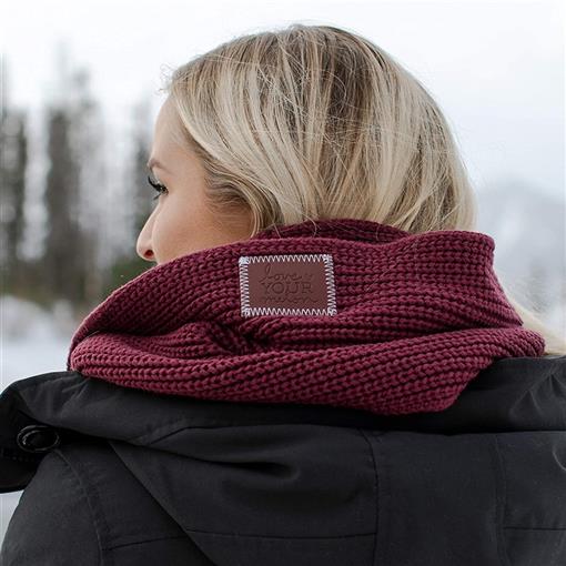 New Love Your Melon Burgundy Infinity Scarf 91772