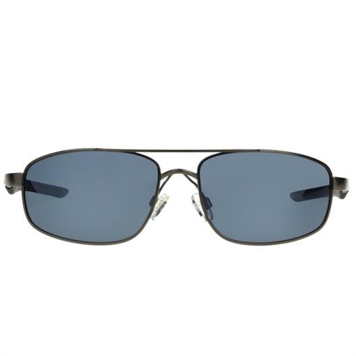 Foster Grant Ironman Tracker Black Rimless Sunglasses Black Polarized Lens 90460